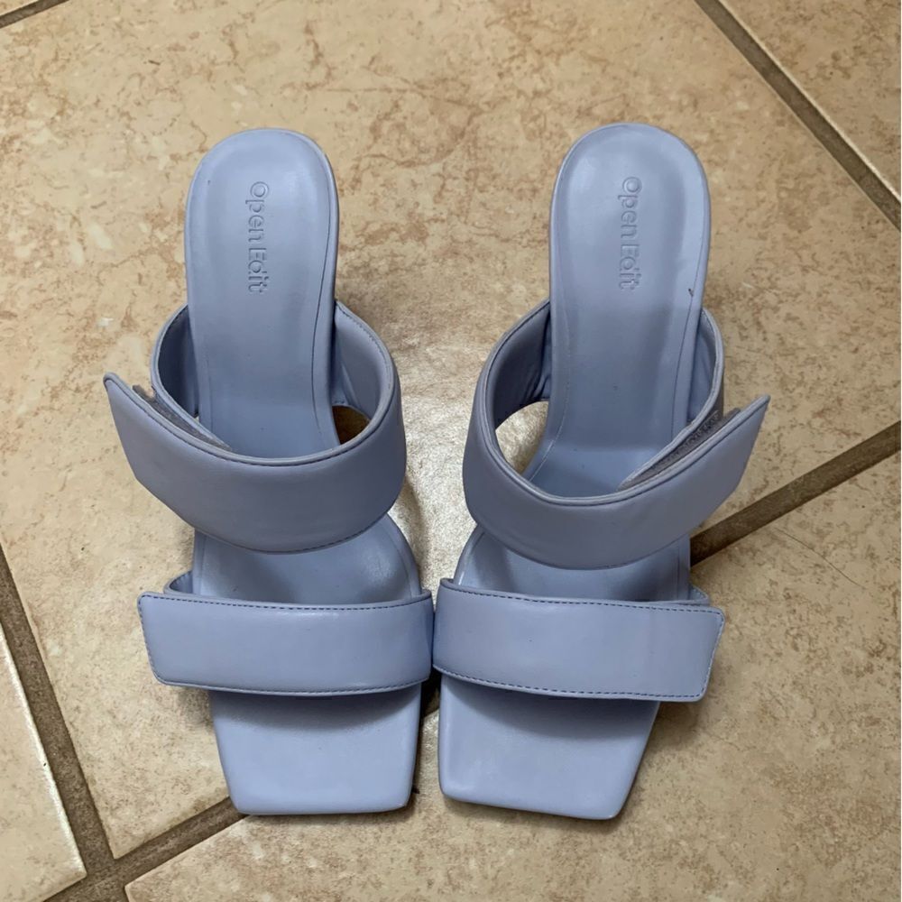Open Edit Nordstrom Light Blue Heels size 8.5 - Picture 2 of 7